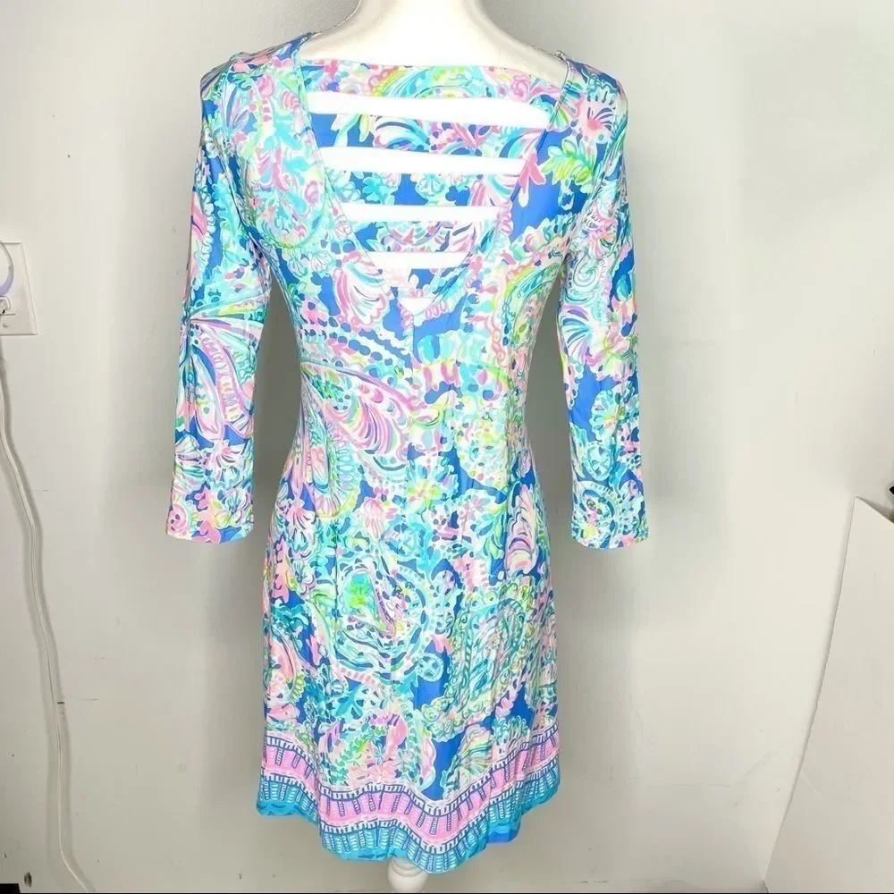 NWT Lilly Pulitzer Ophelia Dress Dream Team - XS - Picture 5 of 7